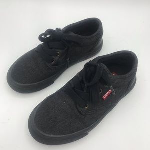 Levi's Black Canvas sneakers size 13